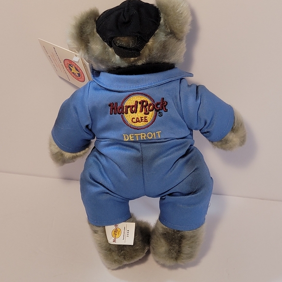 NWT Vintage Hard Rock Cafe 2008 Detroit Mechanic‎ Plush Stuffed Bear - Picture 8 of 10